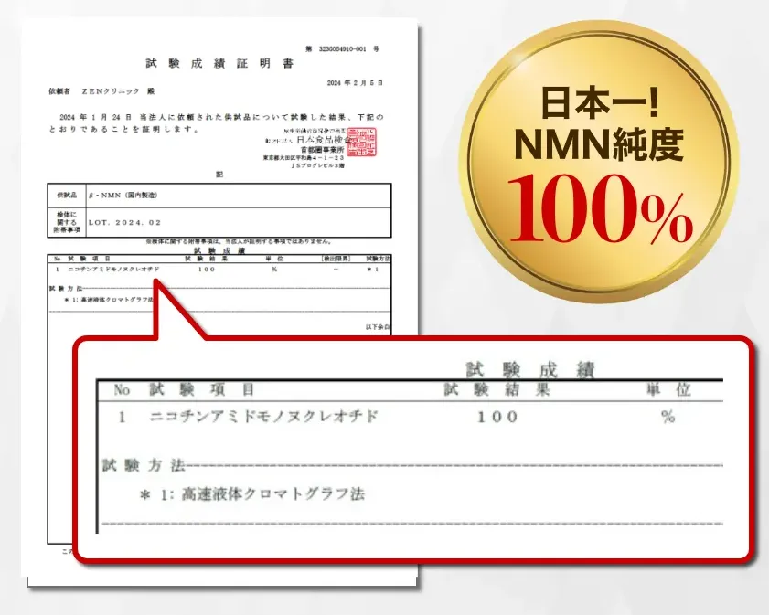NMN純度100％